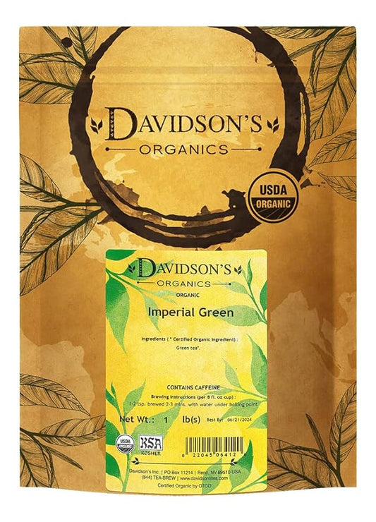 Davidson's Tea Bulk, Imperial Green Tea, 16-Ounce Bag