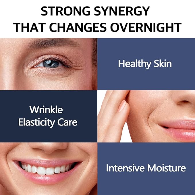 Stem Cell Peptide Retinol Night Cream 1.69 fl oz – Plant-Based Stem Cell for Anti-Aging, Skin Repair, Nourishment, Korean Skin Care for Overnight Facial Recovery with Non-Sticky & Non-Toxic Formula