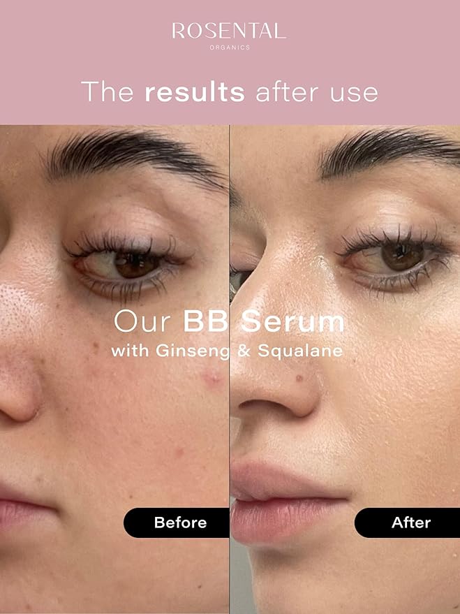 Organics Hydrating Facial Serum - 100% Vegan & Natural Cosmetics (30 ml, BB Serum Medium)