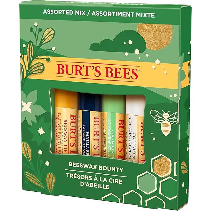 Burt's Bees Holiday Gift, 4 Lip Vanilla,