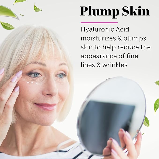 Fifth & Skin Caffeine Eye Cream – Made in USA! Eye Whip - 1 OZ - Natural - Organic – Vegan & Cruelty Free – for Puffy Eyes, Dark Circles, Fine Lines - w/Hyaluronic Acid