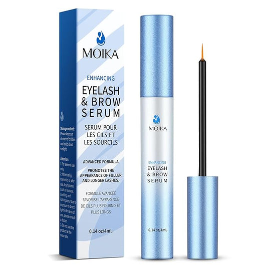 Enhancing Eyelash & Brow Serum, Advanced Formula for Fuller Lashes, 0.14 oz