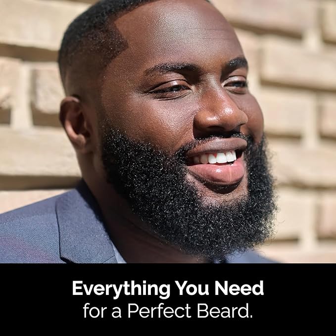 Golden Grooming Co. Everyday Beard Bundle – Complete Beard Care Set | Includes Beard Oil, Balm & Shampoo (XL, Warm Cedar)