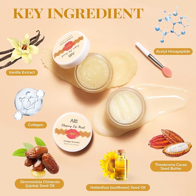 ANAI RUI Lip Mask and Scrub Vanilla