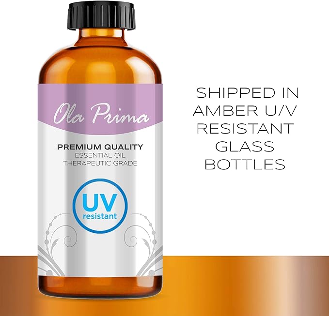 Ola Prima Camphor Essential Oil – Bulk Aromatherapy Oil (8 Fluid Ounces)