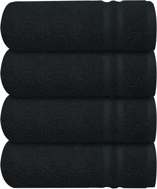 Infinitee xclusives black hand towels