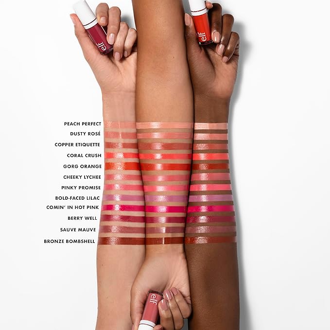 e.l.f. Camo Liquid Blush, Long-lasting Liquid Blush For High-pigment Color, Creates A Soft, Dewy Finish, Vegan & Cruelty-free, Peach Perfect