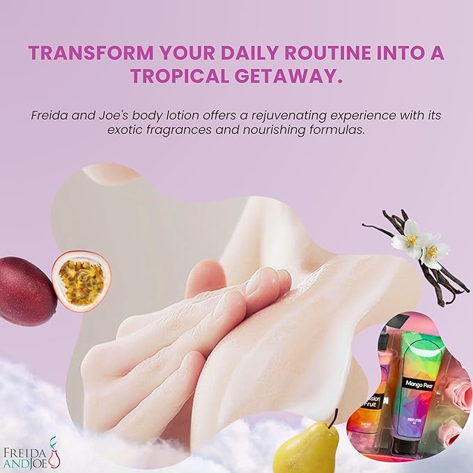 Fine Fragrance Body Mist & Body Splash Gift Set – Luxury Self-Care Combo for Women and Girls (Passion Fruit, Warm Vanilla, Mango Pear, Rose Soap) Mother’s Day Gift for Mom