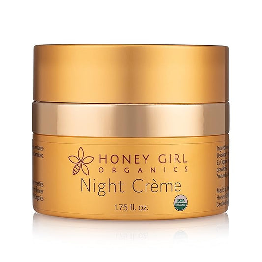 Honey Girl Organics Night Creme, 1.75 Fluid Ounce