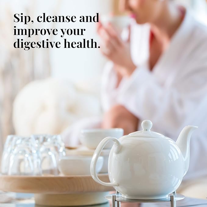 The Republic of Tea Organic Aronia Elderberry Rooibos SuperDigest Tea® | Probiotic Tea Bags (36 count)