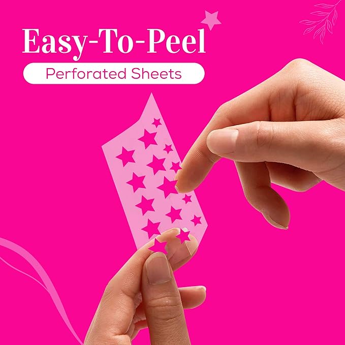 My Beauty Spot Pimple Patches - Cute Acne Patches for Face (140 Patches) with Hydrocolloid, Tea Tree Extract & Salicylic Acid, Colorful Fun Designs - Pimple Patches for Face Acne Spot Treatment