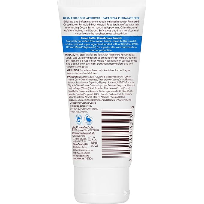Palmer's Cocoa Butter Formula Foot Magic Scrub, 2.1 Ounce