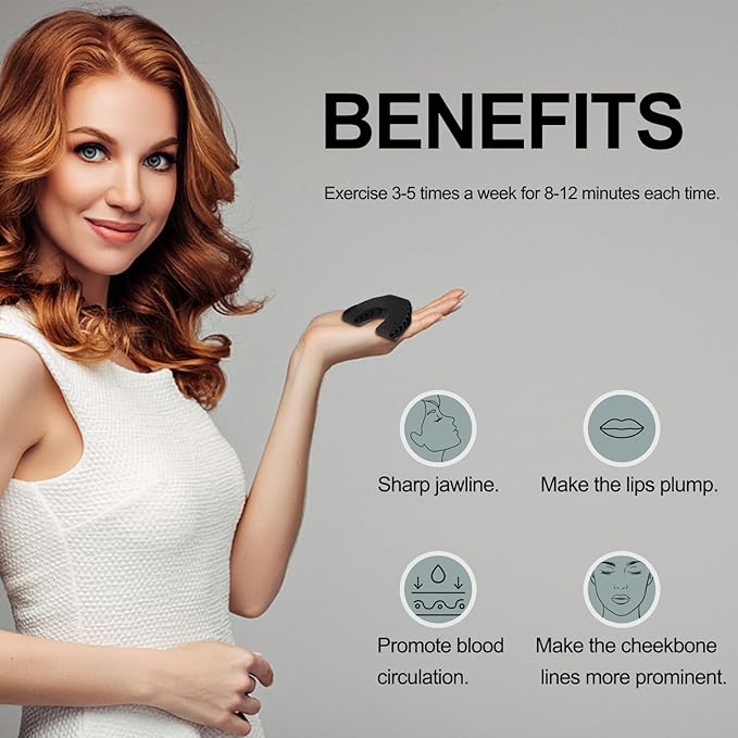 Jaw Exerciser - Jawline Exerciser for Men and Women, Facial Exerciser