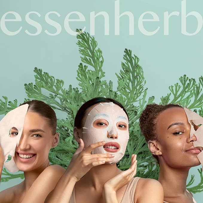 Rose of Jericho Hydration Cotton Mask, Moisturizing, Vegan, Korean Skin Care Face Mask 25g*5 sheets