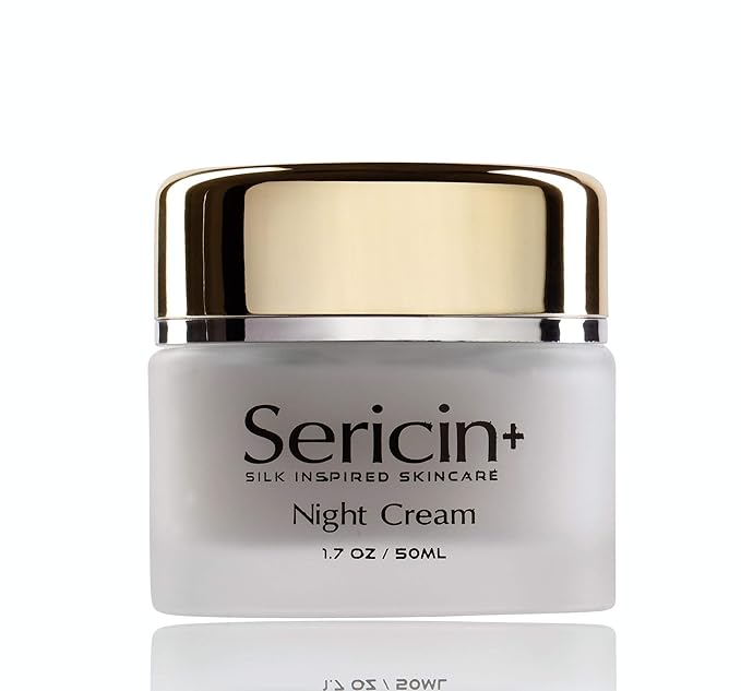 Sericin Plus Nourishing Night Cream. Recharge and Nourish your Skin at Night. SILK Inspired Skincare. For all Skin Types.