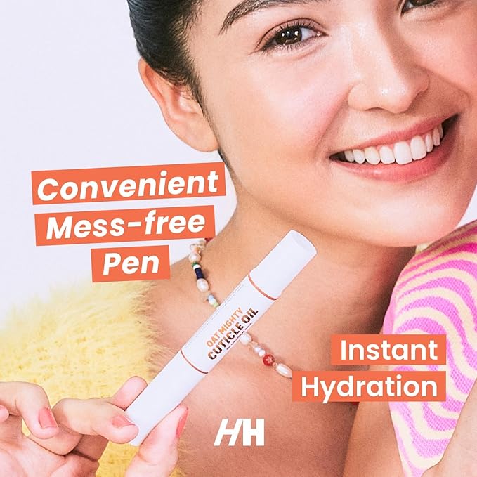 Handmade Heroes Strengthener 8% Colloidal Oat Cuticle Oil Pen 2 pen set - Nourish Repair Cuticles Hands Vegan Cruelty Free