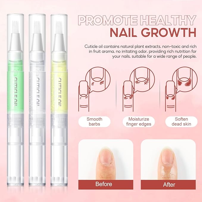 Peacecolor 8Pcs Cuticle Oil Pen