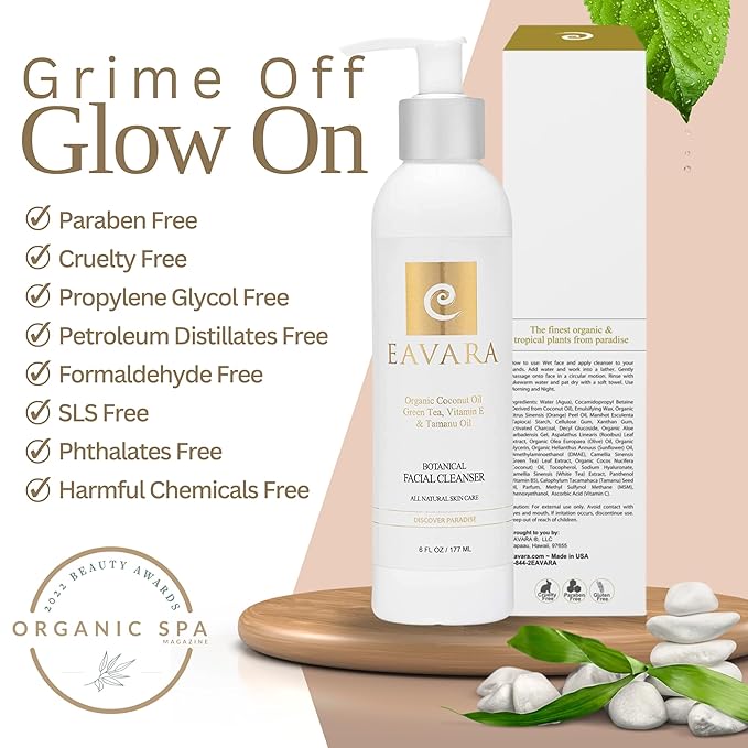Organic Ultra Face Moisturizer, Natural Facial Cleanser and Retinol Night Cream