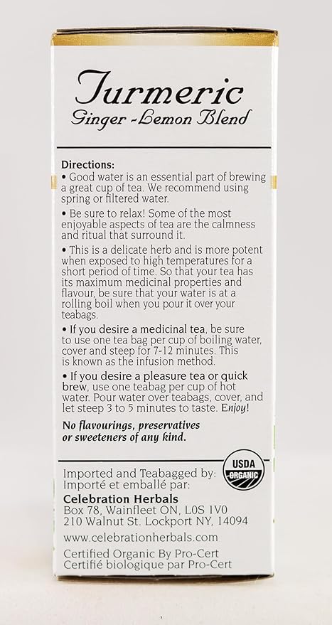 Celebration+Herbals+Turmeric+Ginger+-+Lemon+Blend+24+Count