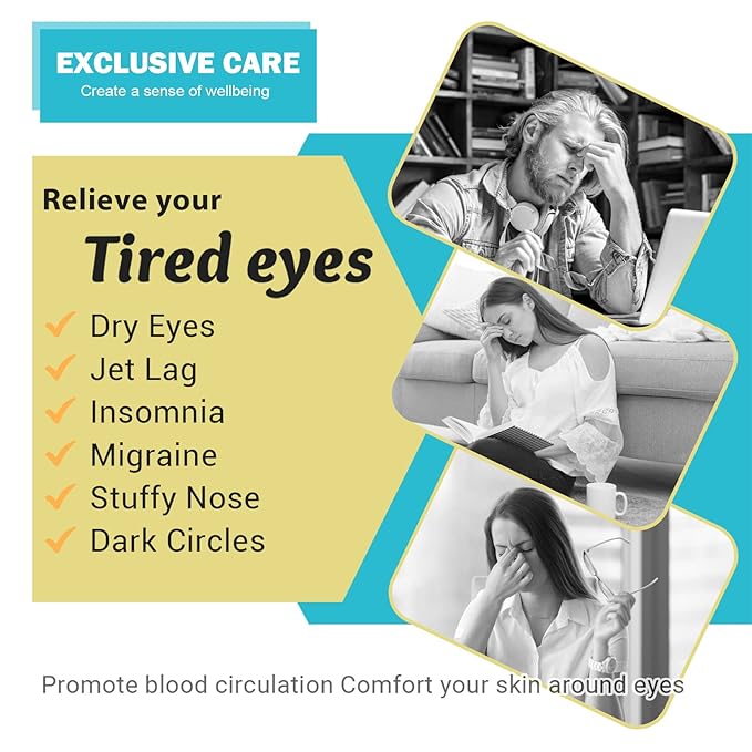 16-pack steam eye masks for