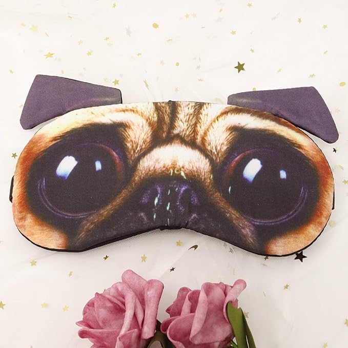Honbay 3D Funny Eyeshade Sleep Eye Mask with Adjustable Head Strap for Travel, Game, Party, Rest, Sleeping, etc