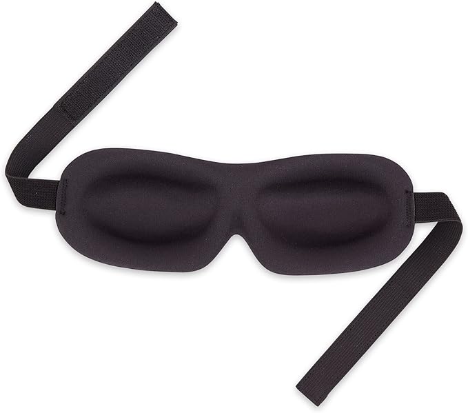 Bucky 40 Blinks No Pressure Printed Eye Mask for Travel & Sleep, Teal Dots, One Size