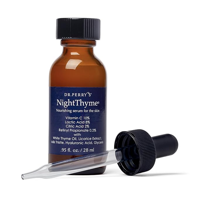 Dr. Perry's NightThyme Skin Nourishing Serum with Vitamin C and Hyaluronic Acid