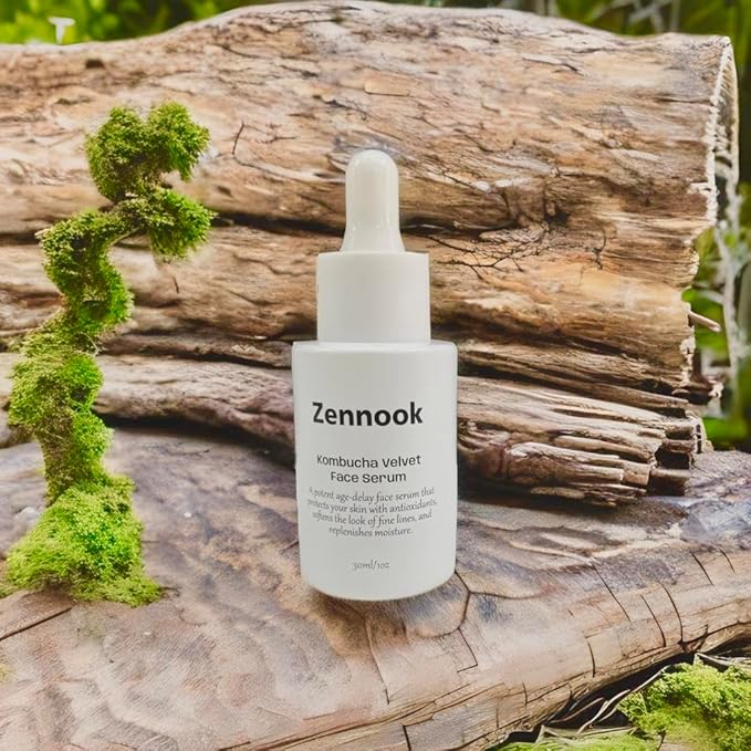 Introducing Kombucha Velvet Face Serum, infused with Kombucha Black Tea Ferment, Allantoin, Collagen, and Hyaluronic Acid, offers transformative effects on skin
