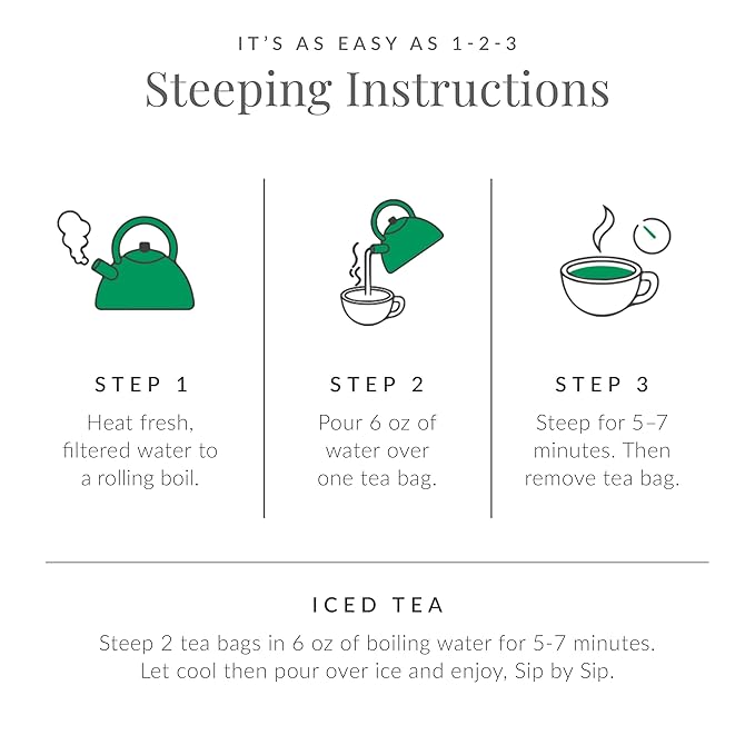 The Republic of Tea — Organic Elderflower SuperHerb Tea Tin, 36 Herbal Tea Bags, Naturally Caffeine-Free