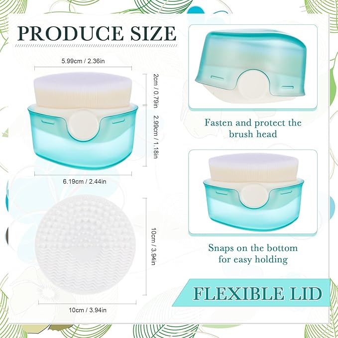 4 Pcs Sunscreen Applicator for Kids,sunscreen Brush Sunblock Applicator with Protective Case for Kids Baby Adult Sun Lotion Applicator Sun Cream Brush for Kids Women