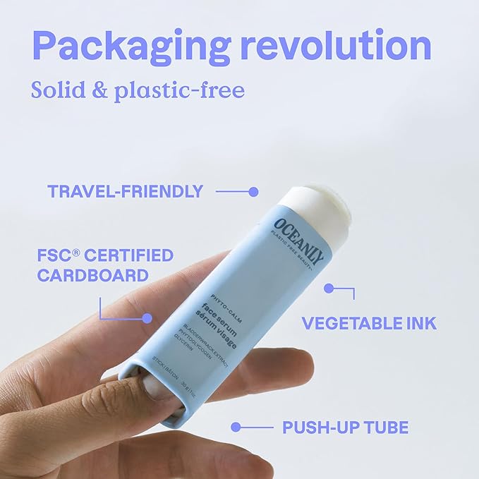 ATTITUDE Oceanly Night Cream Bar, EWG Verified, Plastic-free, Plant and Mineral-Based Ingredients, Vegan and Cruelty-free Face Moisturizing Products, PHYTO GLOW, Unscented, 1 Ounce