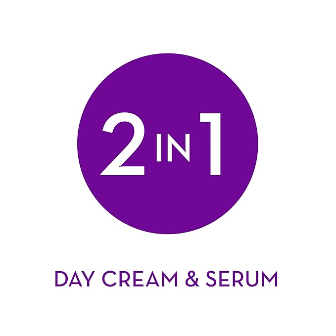 Olay Face Serum by Age Defying Anti-Wrinkle 2-in-1 Day Cream Plus Face Serum, Aloe Vera, 1.7 Fl Oz