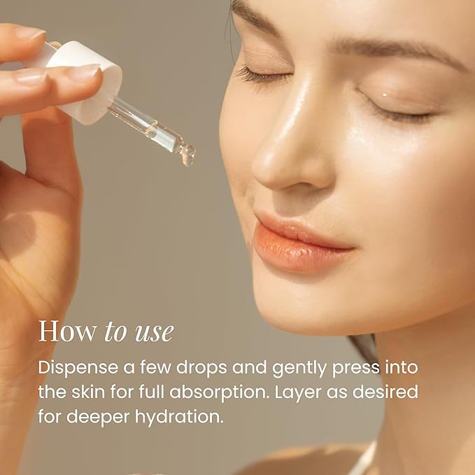 BEIGIC Lucent Oil - Vegan Face Oil Firming Hydrating Serum with Green Coffee Bean, Argan, Rosehip Oils & Squalane for Glowy Skin (0.33 Fl. Oz)