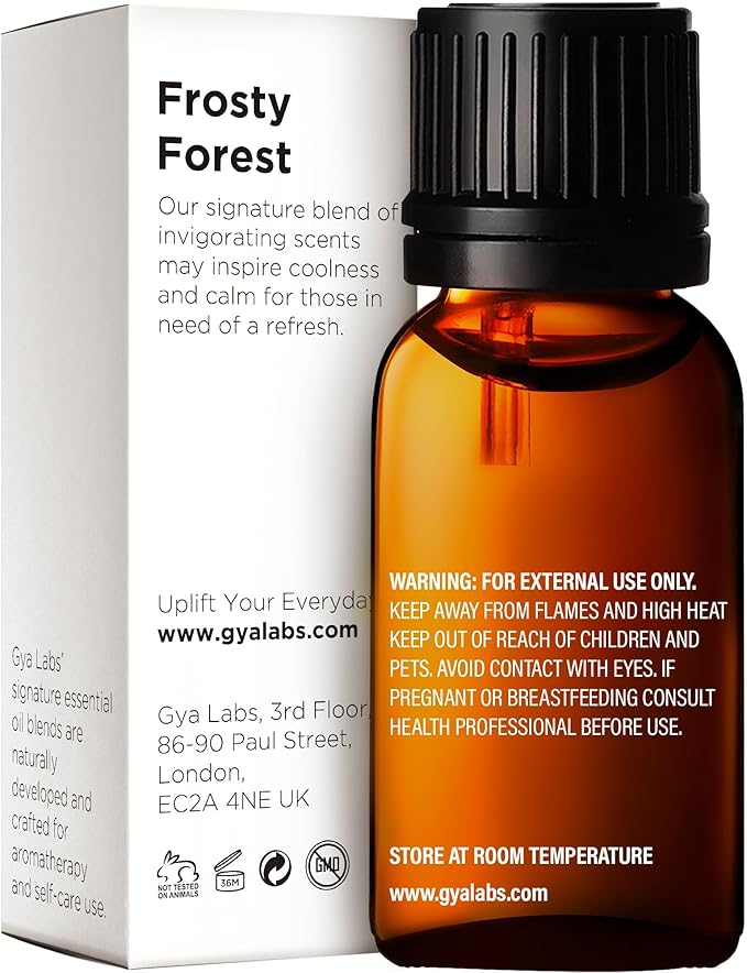 Gya Labs Frosty Forest Essential Oil Blend - Revitalizing & Invigorating (0.34 Fl Oz)