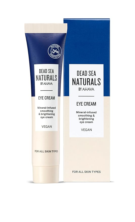 Dead Sea Naturals Eye Cream - Refreshing gel-cream for the eye area, helps smooth away fine lines, reduces the appearance of puffiness & dark circles, with exclusive Dead Sea Minerals, 0.5 Fl.Oz