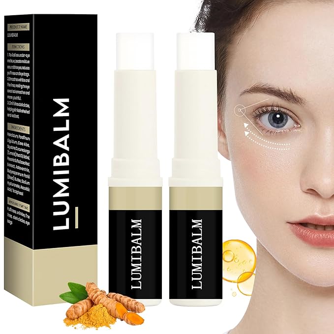 2Pcs Lumibalm For Under Eye Bags, Lumibalm Retinol Eye Serum, Deeply Moisturizes & Reduce Fine Lines (A)