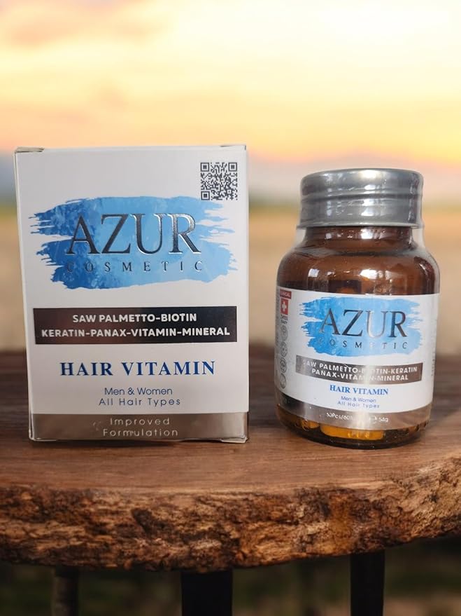 Hair Growth Vitamins for Women & Men – Supports Thicker, Stronger Hair – Biotin, Collagen, & Keratin Supplement for Healthy Hair, Skin & Nails
