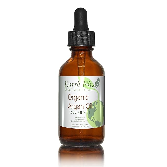 100% Pure Organic Argan Oil - Cold Pressed from Morocco - Certified Organic by USDA and Ecocert (8 fl oz)