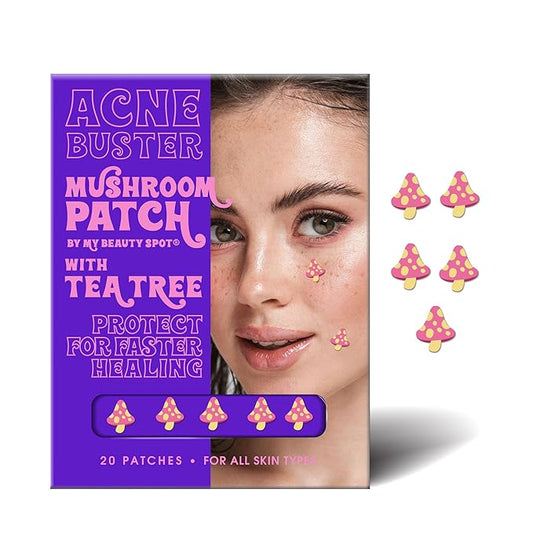 My Beauty Spot Pimple Patches Cute Acne Patches for Face 20 Pcs with Tea Tree Extra & Salicylic Acid, Butterfly and Rainbow Colorful Fun Designs – Pimple Patches for Face Acne Spot Treatment