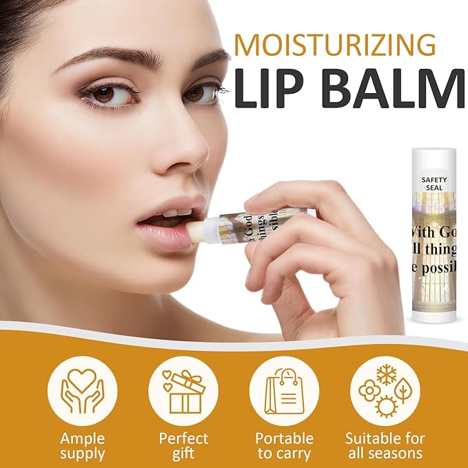 DMSKY 60 Lip Balm Bulk, Christian God