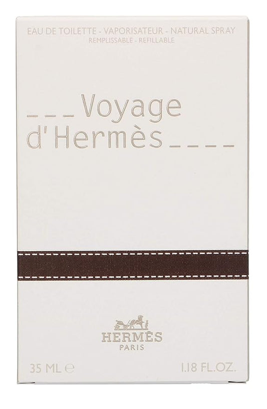 Hermes Voyage D'Hermes Unisex Eau-de-toilette Spray (Refillable) by Hermes, 1.18 Ounce