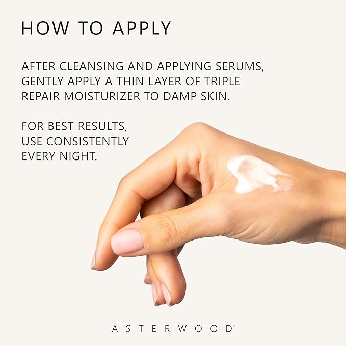 Asterwood Matrixyl 3000, Argireline Peptide, Vitamin C Cream - Triple Repair - with Hyaluronic Acid - Anti-Aging, Wrinkle Reducing, Hydrating - Fragrance-Free - 1.7 Fl Oz