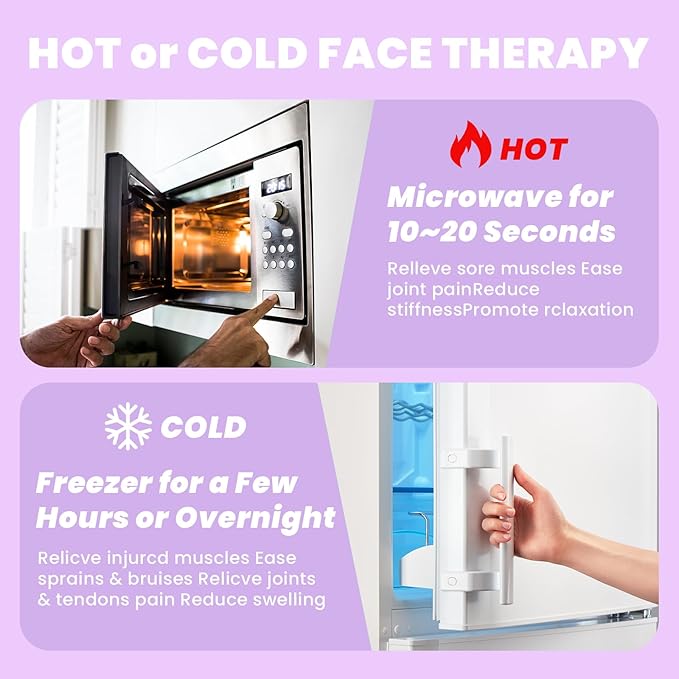 Ice face eye mask for