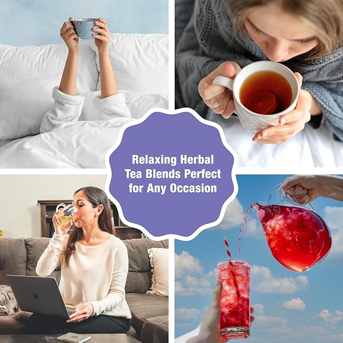 Tiesta Tea - Palm Beach Punch | Loose Leaf | Fruit Punch Herbal Tea | Caffeine-Free Tropical Blend with Apple and Orange | Brews Hot or Iced | 16oz Resealable Bulk Pouch | Up to 200 Cups