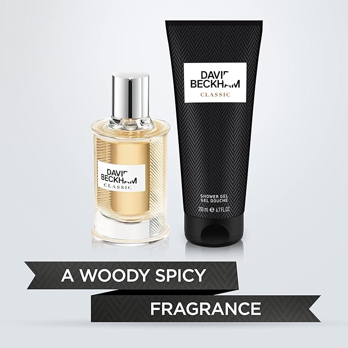 David Beckham Classic Eau de Toilette Spray for Men, 3 Ounce