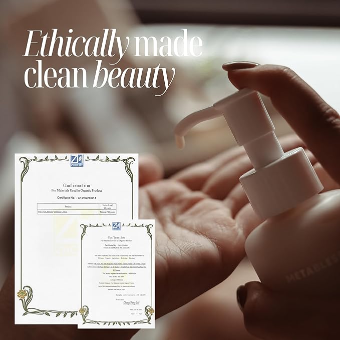 Organic Oatmeal Lotion - Nurtures Dry Itchy Skin Plant-Based Body Moisturizer with Aloe Vera + Shea Butter 3.38 fl. oz