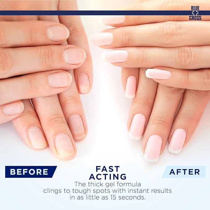 Blue Cross Professional Nail + Cuticle Care, All Natural Mineral Oil Free, Nourishing Nail & Cuticle Oil + Moisturizing Hydrating Cuticle Remover Gel Softener, 2 Pack Bundle