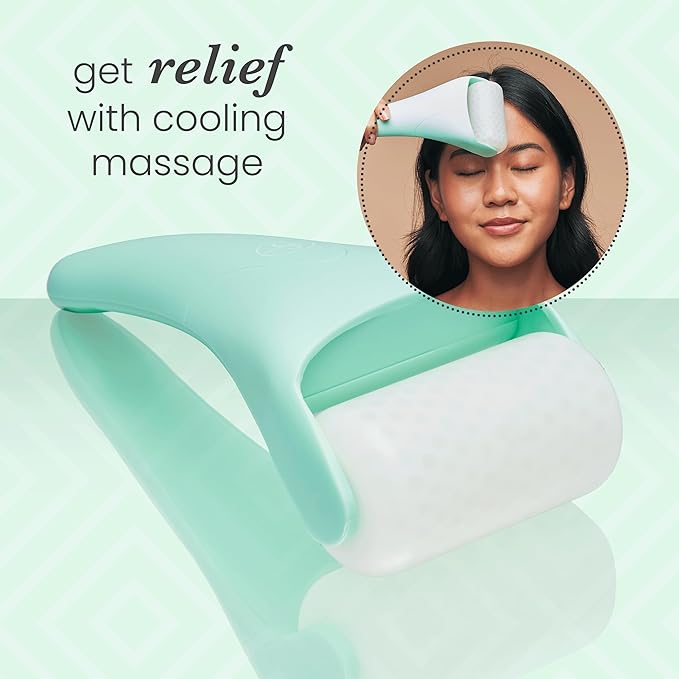 Sdara Ice Roller in Mint Color with White Roller Head