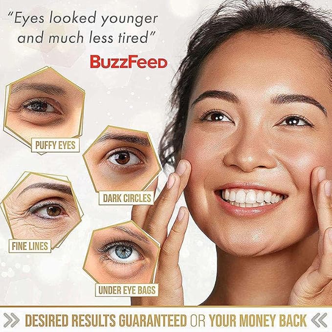 Gold Eye Mask Hydrating Moisturizing Gentle Moisturizing Improve Eye Dryness Eye Mask Patch