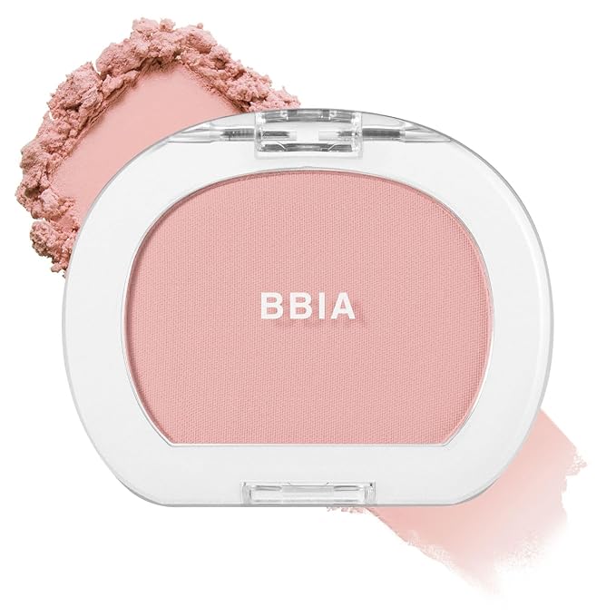 BBIA Last Blush NEW 15 Colors - Cheek Blush Shaping Shading Contour & Highlight Long-Lasting Matte Finish Natural Shades Buildable & Blendable Daily Korean Face Makeup (10 JULIET ROSE, Pack of 1)